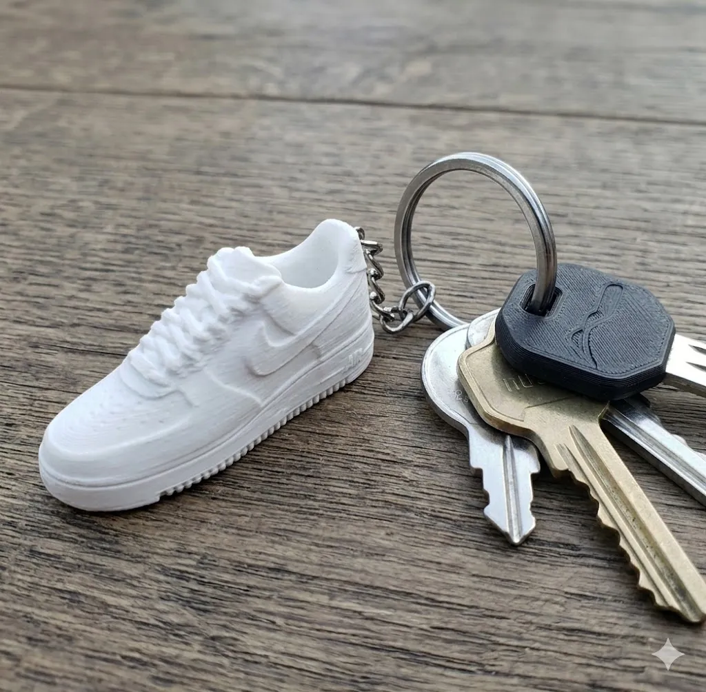 Chaveiro Nike Air Force One (pé esquerdo)