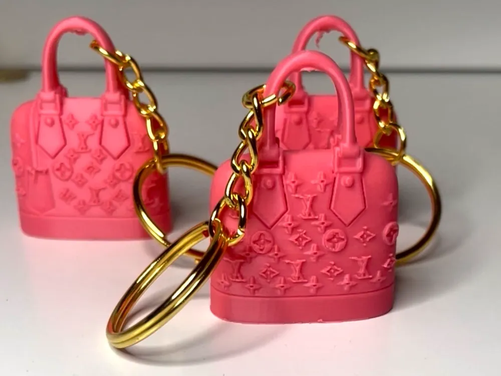 Chaveiro Bolsa LV de Luxo - Minimalista & Elegante
