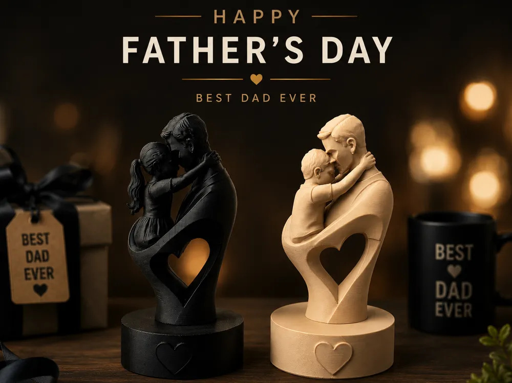 Dia dos Pais pai e filha - pai e filho