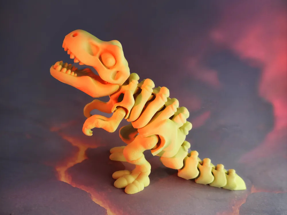 Dinossauro - T-Rex Esqueleto Flexível