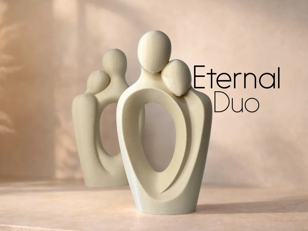 Duo Eterno - Escultura do Amor