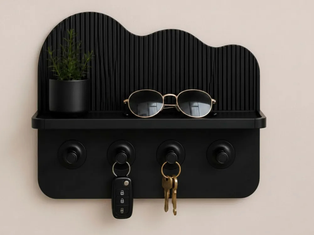 Organizador de Chaves e Entrada WaveShelf