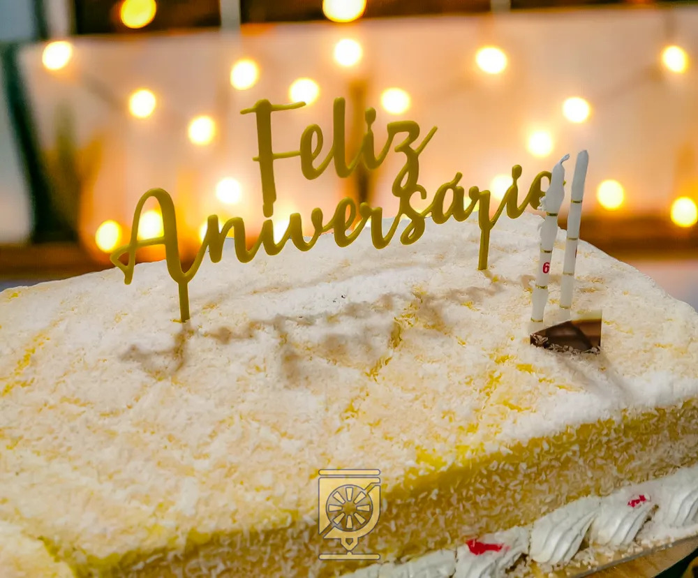 Mensagem - Feliz Aniversário - para bolos
