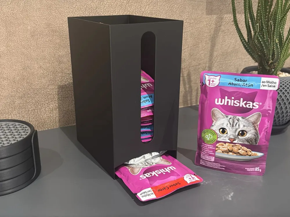 Dispenser de Sachê para Comida de Gato e Cachorro