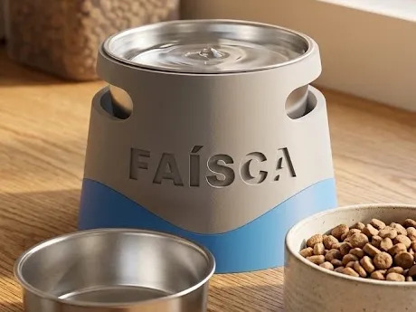 Suporte Elevado Personalizado para Tigela de Animais de Estimação
